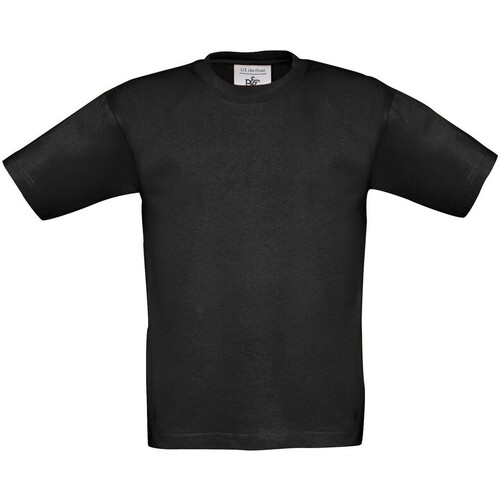 Vêtements Enfant T-shirts manches courtes B&c Exact 190 Noir