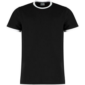 Vêtements Homme T-shirts manches longues Kustom Kit KK508 Noir