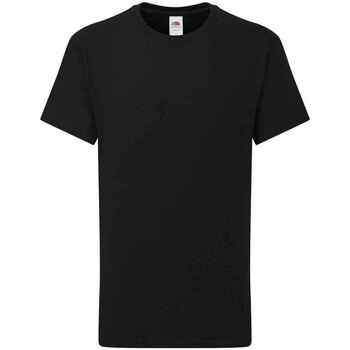 Vêtements Enfant T-shirts manches courtes Fruit Of The Loom RW9617 Noir