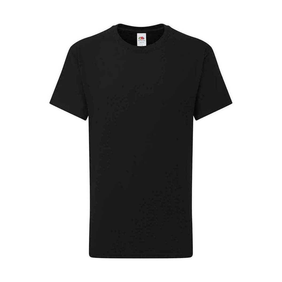 Vêtements Enfant T-shirts manches courtes Fruit Of The Loom Iconic 195 Noir