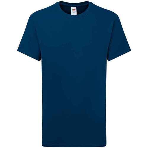 Vêtements Enfant T-shirts manches courtes Fruit Of The Loom Iconic 195 Bleu