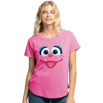 Vêtements Femme T-shirts manches longues Sesame Street TV2966 Violet