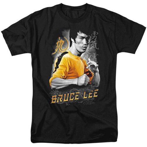 Vêtements Homme T-shirts manches longues Bruce Lee Fist Of Fury Noir