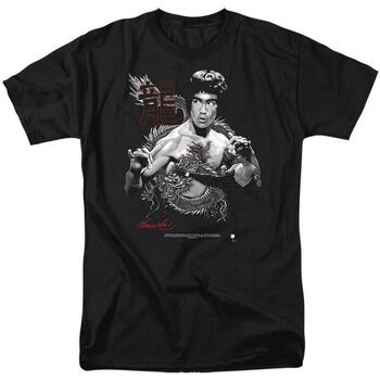 Vêtements Homme T-shirts manches longues Bruce Lee TV2987 Noir