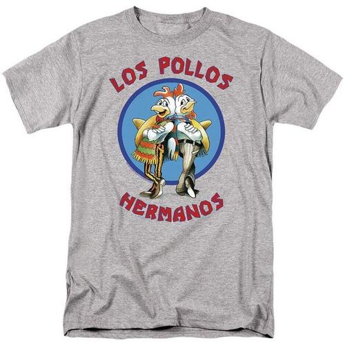 Vêtements Homme T-shirts manches longues Breaking Bad Los Pollos Gris