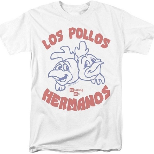 Vêtements Homme T-shirts manches longues Breaking Bad Los Pollos Hermanos Blanc