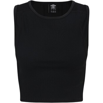 Vêtements Femme T-shirts manches longues Umbro UO2057 Noir