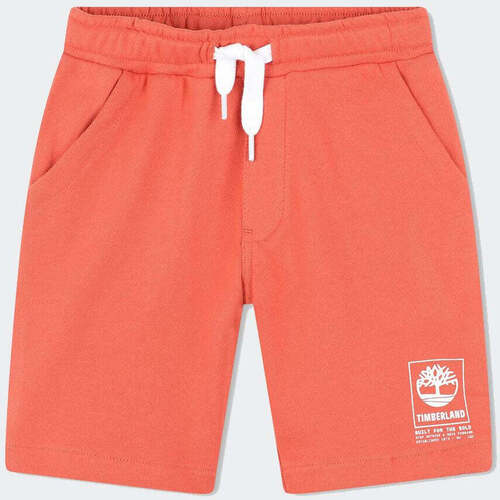 Vêtements Garçon Shorts stretch / Bermudas Timberland  Rouge