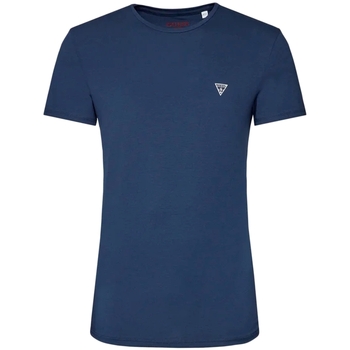 Vêtements Homme T-shirts manches courtes Guess pack x2 Triangle Bleu