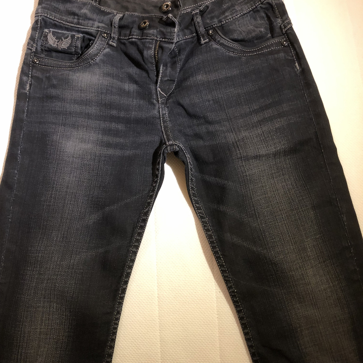 Vêtements Garçon Jeans droit Kaporal Kaporal - jean taille 12 ans Noir