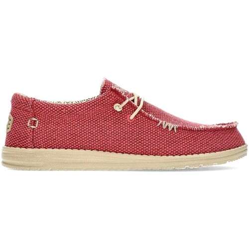 Chaussures Homme Meubles à chaussures Dude ZAPATOS WALLABEE  WALLY BRAIDED ROJO Rouge