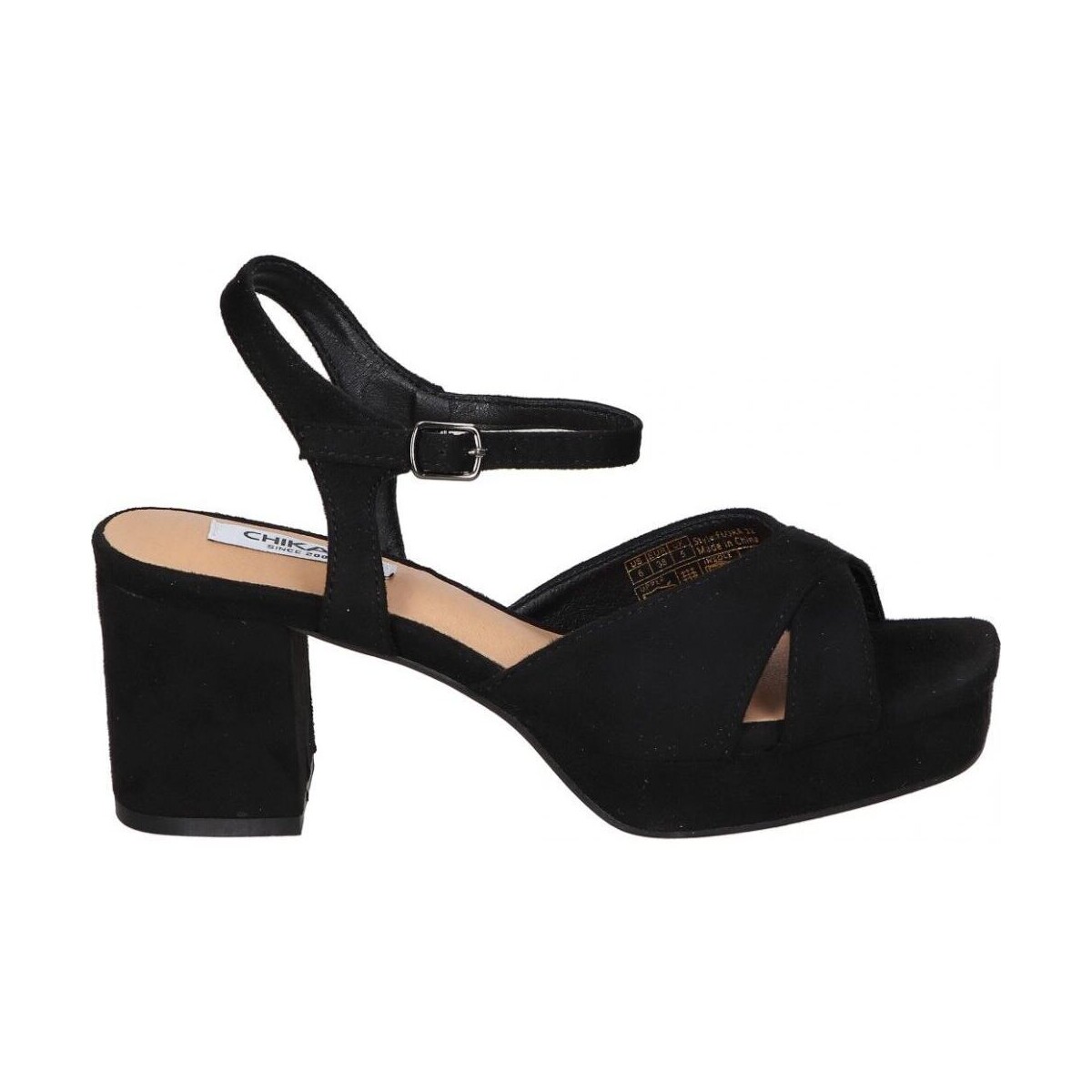 Chaussures Femme Sandales et Nu-pieds Chika 10 FLORA 22 Noir