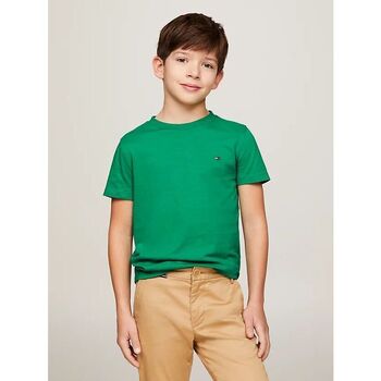 Vêtements Enfant T-shirts & Polos Tommy Hilfiger KB0KB06879 - ESSENTIAL TEE-L4B OLYMPIC GREEN Vert