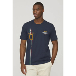Vêtements Homme Débardeurs / T-shirts sans manche Aeronautica Militare TS2231J592 08347 BLU NAVY Bleu
