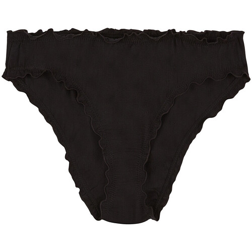 Sous-vêtements Femme Culottes & slips Achel Par Lemahieu Culotte coton Bio Froufrou Noir