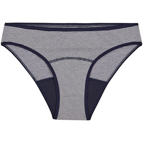 Sous-vêtements Femme Culottes & slips Pro 01 Ject Culotte menstruelle - Rayé bleu Marine