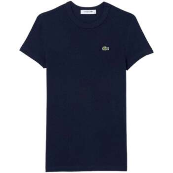 Vêtements Femme T-shirts & Polos Lacoste  Bleu