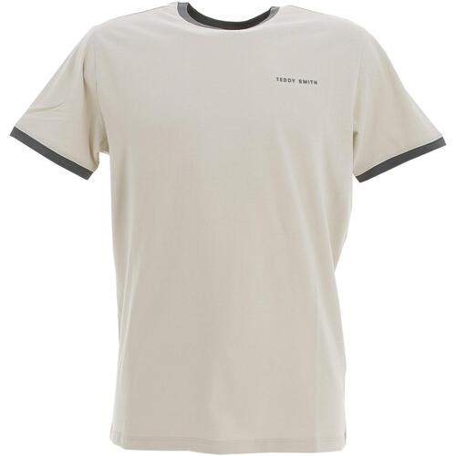 Vêtements Homme T-shirts manches courtes Teddy Smith The-tee 2 r mc Beige