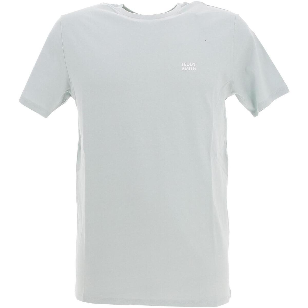 Vêtements Homme T-shirts manches courtes Teddy Smith The tee 1 mc Bleu