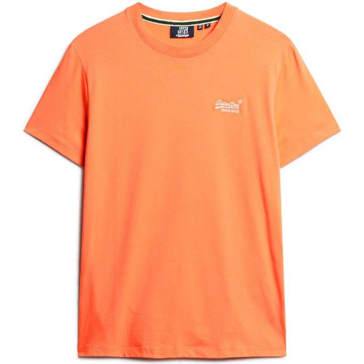 Vêtements Homme T-shirts manches courtes Superdry Essential logo corail tsh mc Autres