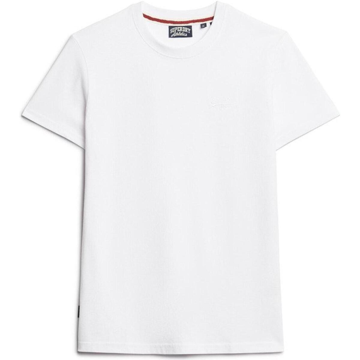 Vêtements Homme T-shirts manches courtes Superdry Vintage logo emb optic tsh mc Blanc