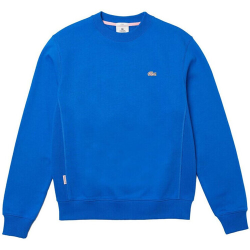 Vêtements Sweats Lacoste Sweatshirt à col rond unisexe  L!VE en molleton de co Bleu