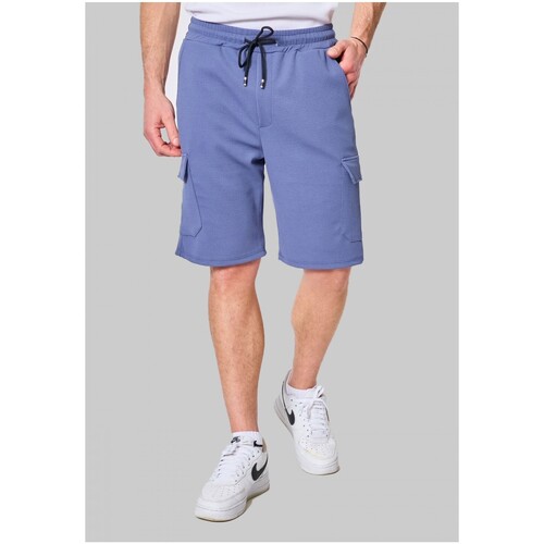 Vêtements Homme Shorts / Bermudas Kebello Short Ciel H Bleu