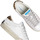 Chaussures Femme Baskets mode Crime London Leather sneakers détresse perle blanche Blanc