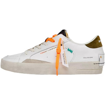 Chaussures Homme Baskets mode Crime London sneakers Sk8 deluxe vert blanc Blanc