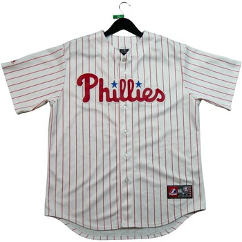 Vêtements Homme T-shirts manches courtes Majestic Maillot  Philadelphia Phillies MLB Blanc