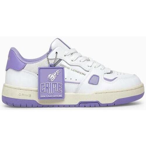 Chaussures look Baskets mode Crime London 28302 Purple 