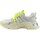 Chaussures Femme Bottes Steve Madden Kindom Sneaker Donna White Silver KING12S1 Blanc