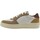 Chaussures Femme Multisport Back 70 BACK70 Slam MV4 Sneaker Donna Cream Cuoio 108001-000704 Blanc