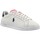 Chaussures Femme Bottes Ralph Lauren POLO  Sneaker Donna White Navy Pink 809931260001 Blanc