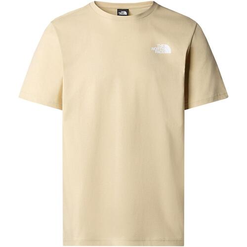 Vêtements Homme T-shirts manches courtes The North Face M s/s redbox tee Beige