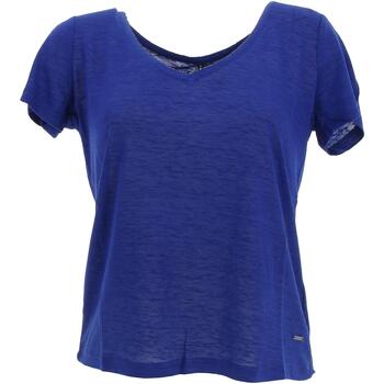 Vêtements Femme T-shirts manches courtes Sun Valley Tee shirt mc Bleu