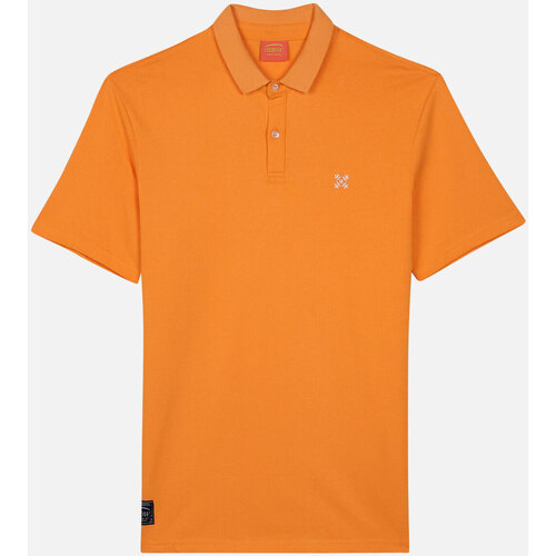 Vêtements Homme Tee Shirt Uni Logo Imprimé Oxbow Polo manches courtes graphique corporate NAERO Orange