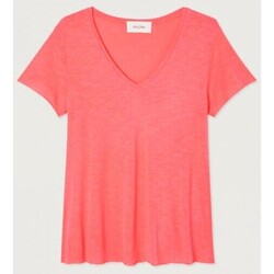 Vêtements Femme T-shirts manches courtes American Vintage Jackson Tshirt Rose Multicolore