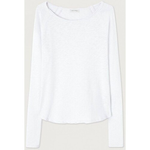 Vêtements Femme T-shirts manches courtes American Vintage Blouse En Coton Blanc