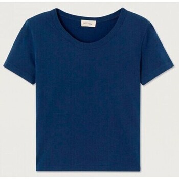 Vêtements Femme T-shirts manches courtes American Vintage Chaussures de sport Bleu