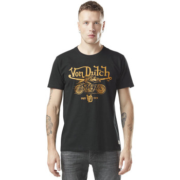 Vêtements Homme Débardeurs / T-shirts sans manche Von Dutch TEE SHIRT BIKER B Noir