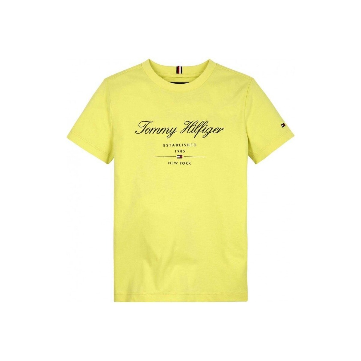 Vêtements Enfant T-shirts & Polos Tommy Hilfiger KB0KB08803-ZIN YELLOW TULIP Jaune