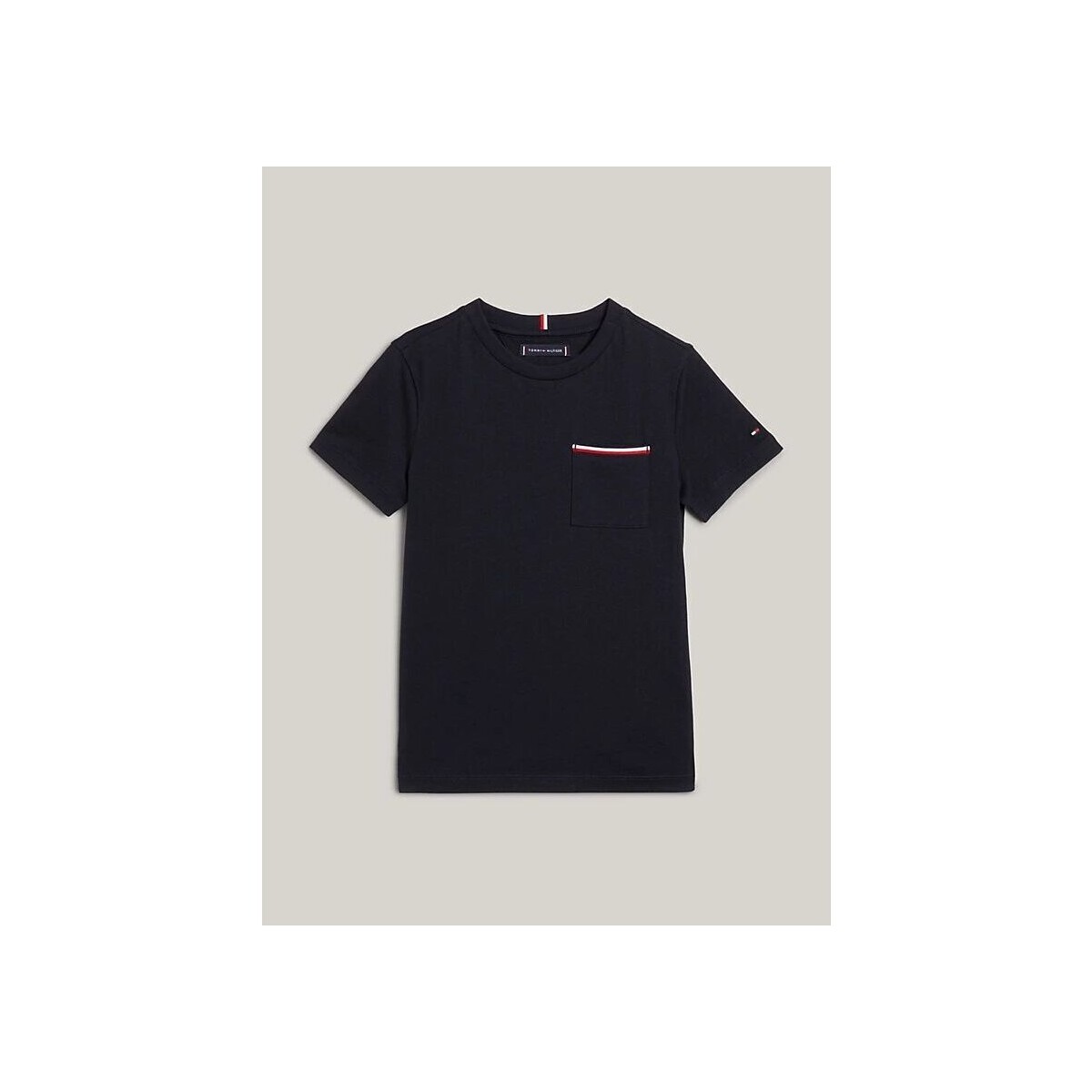 Vêtements Enfant T-shirts & Polos Tommy Hilfiger KB0KB08817 POCKET TEE-DW5 DESERT SKY Bleu