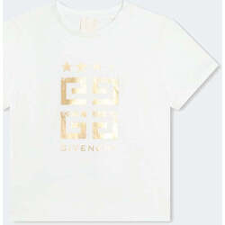 Vêtements Enfant T-shirts & Polos Givenchy micro-check Blanc