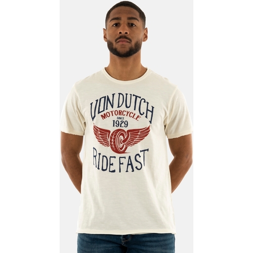 Vêtements Homme T-shirts manches courtes Von Dutch trfast Blanc