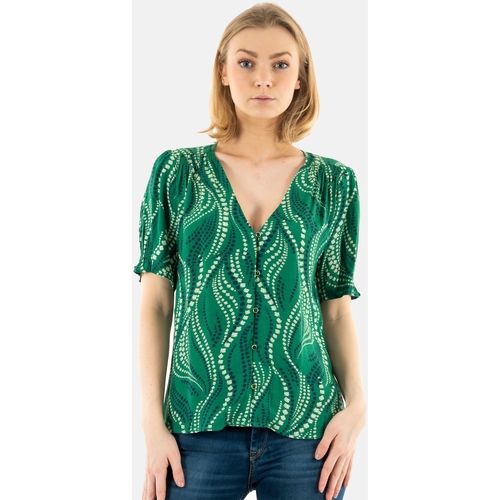 Vêtements Femme Chemises / Chemisiers Le Temps des Cerises tamina Vert