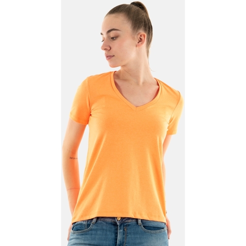 Vêtements Cons T-shirts manches Miodowy Please t0ay Orange