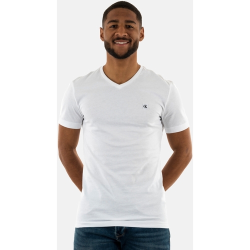 Vêtements Homme T-shirts manches courtes Calvin Klein Jeans j30j325212 Blanc