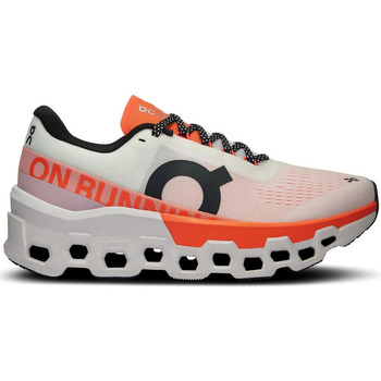 Chaussures Femme Running / trail On CLOUDMONSTER 2 W Blanc