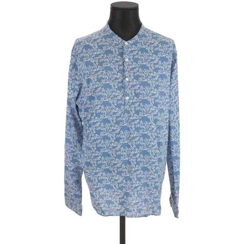 Vêtements Femme Débardeurs / T-shirts sans manche Sandro Tunique en coton Bleu